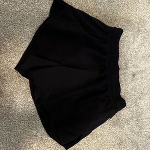 Lululemon Athletica Black High-Waisted Athletic Shorts